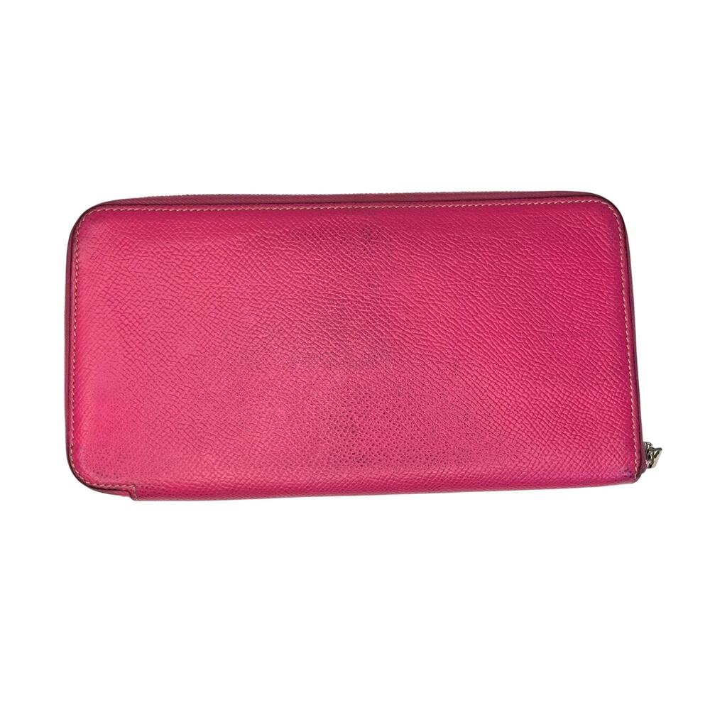 Hermès Azap Long Silk’In Classique Wallet Pink Rose Epsom Leather Astrologie